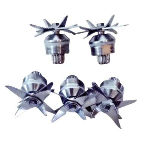 5-teiliges Mixermesser, kompatibel mit Gastrorag, B020b TWK TM 767 800 TWK Jtc 767 800 010 G5200 G20 Mixer, 2-Liter-Mixerbehälter, Ersatz von CBTZQIXJ