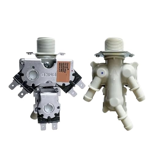 Trommelwaschmaschinen-Einlassventilschalter 5221EN2003L Doppelkopf-Magnetventil CNKB FCS-135A AC220V, kompatibel mit LG von CBTZQIXJ