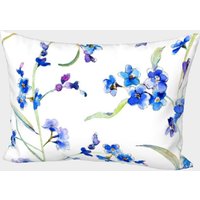 Blau Vergissmeinnicht Bettbezug Kissen Sham von CBelleHomeDecor