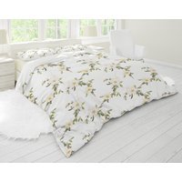 Weißer Shabby Chic French Gardenia Bettbezug von CBelleHomeDecor
