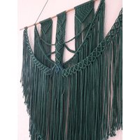 Große Makramee Wandbehang Handgemacht Mit Baumwollkordel Einzigartige Bett Deko Antikes Vintage Lifestyle Rustikal Boho Hippie Geschenk Home von CBradfieldDesign