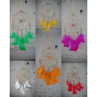 Handgefertigter Traumfänger Aus Messing Edelstein & Feder Handgefertigter Traumfänger Aus Messing Edelstein & Feder von CBradfieldDesign