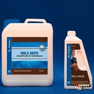 Dr Schutz Holz Seife Wischpflegemittel 5 Liter Wischpflegemittel für geölte und geölt-gewachste Holz- und Korkfußböden, hohe Reinigungskraft, Preis pro Pack von Dr. Schutz