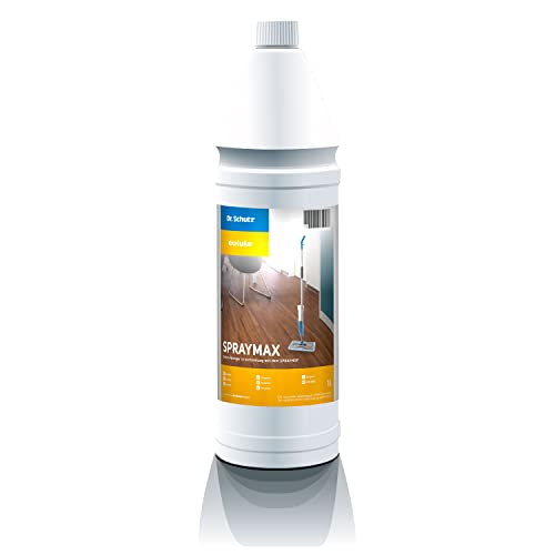 Dr. Schutz Spraymax 1 L Bodenreiniger für Sprühmop | für Bodenwischer mit Sprühfunktion | schnelle Reinigung für PVC, Parkett, Laminat und Fliesen von Dr. Schutz