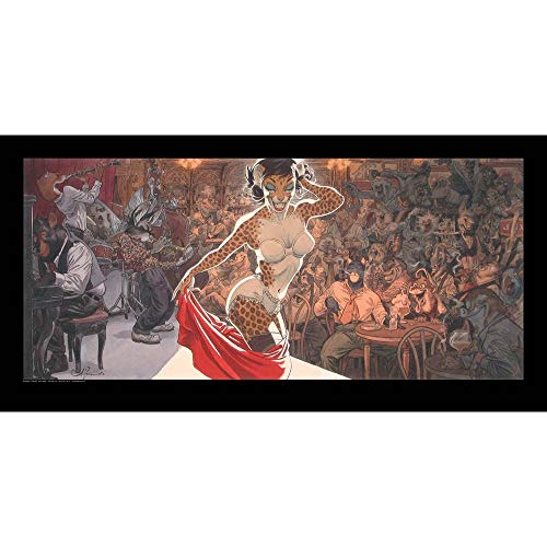 CC Editions Poster Offset Blacksad Juanjo Guarnido, Jazz n' Fun's Club (100x50cm) von CC Editions