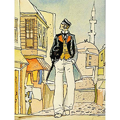 CC Editions Poster offset Corto Maltese, La Casa Dorata di Samarcanda (18x24cm) von CC Editions
