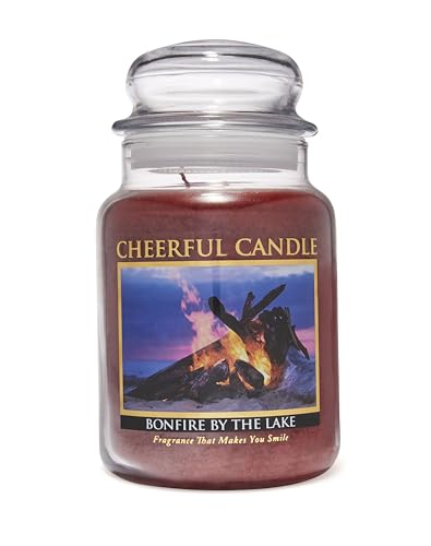 A Cheerful Giver "Bonfire By The Lake" Jar Candle, 24-Ounce von A Cheerful Giver