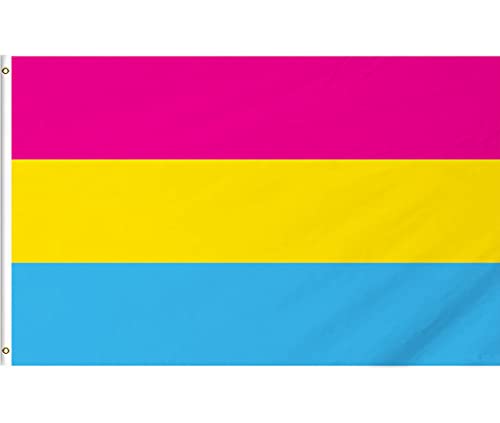 CC wonderland zone 3x5 Fuß Pansexual Pride Flag - Lesbische Fahnen Polyester mit Messingösen von CC wonderland zone