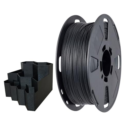CC3D PBT Pro Filament Schwarz 1,75 mm 1KG 3D Drucker Filament FDM 3D Druckmaterial Hohe Temperaturbeständigkeit Glasfaser Füllung PBT Filament von CC3D