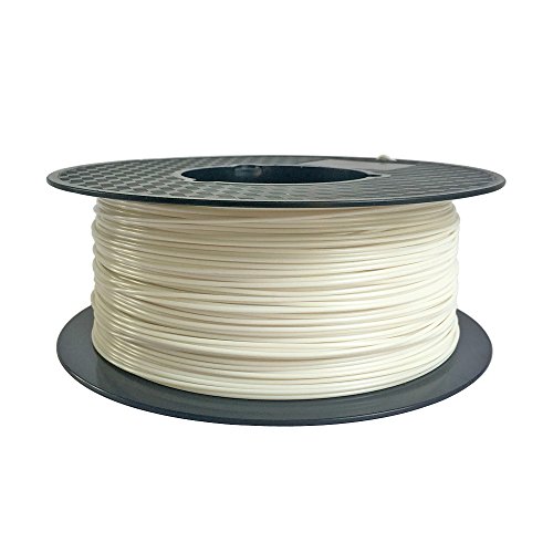 CC3D PC Filament Weiß 1.75 mm 3D Drucker Filament 1 KG Spule 2.2LBS Dimensionale Genauigkeit +/- 0.05mm 3D Druckmaterial Polycarbonat Weiß Weiss PC Filament von CC3D