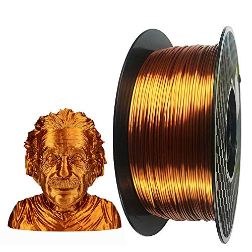 CC3D Seide Kupfer PLA Filament 1,75 mm 1KG 3D Drucker Filament 3D Druck materialien Seidig Glänzend Silk PLA Metall Kupfer PLA Filament von CC3D