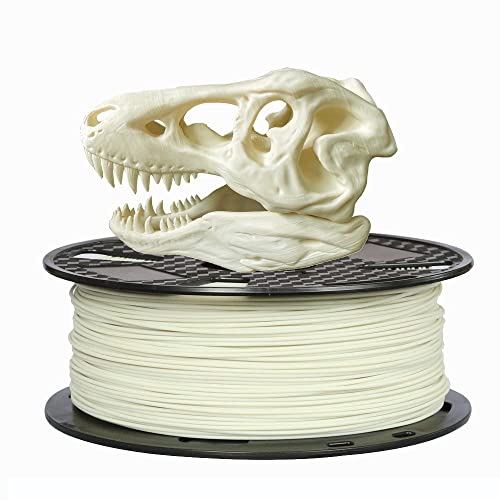 CC3D Knochen Weiß PLA Filament 1.75mm 3D Drucker Filament 1KG 2.3LB Spule 3D Printing Materials PLA MAX PLA + Stärker als PLA Pro PLA Plus Filament Knochen farbe von CC3D