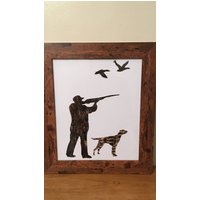 Fasan Feder Silhouette Bild | 30 X 25 cm Handgefertigt in Deutschland Fasan Feder Silhouette Bild | 30 X 25 cm Handgefertigt in Deutschland von CCBYVICKI