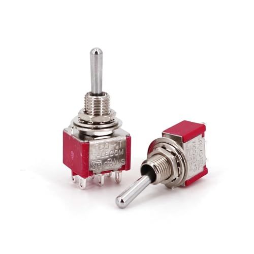 1/4 Zoll Mini-Kippschalter mit Standardgriff der Serie T80-T 5A/125 VAC(T8013) von CCCAZ1