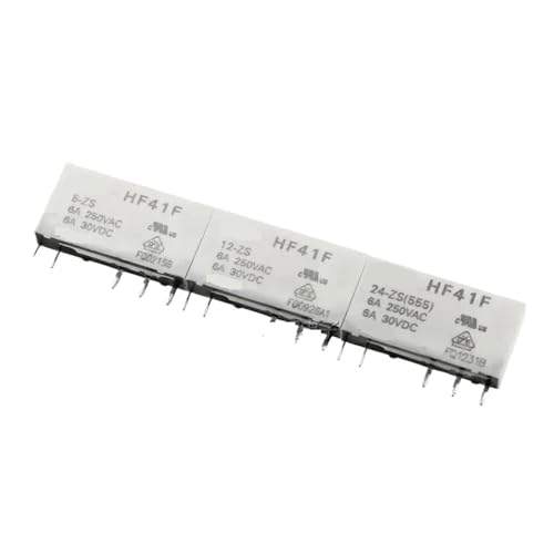 10PCS Relay HF41F-024-ZS HF41F-012-ZS HF41F-005-ZS (555) 6A 1CO HF41F 5V 12V 24V relay(HF41F-24-ZS 10Pcs) von CCCAZ1