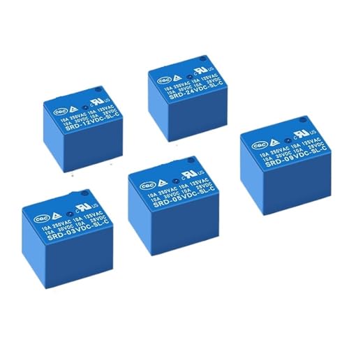 5PCS Relay SRD-03 05 09 06 24 12VDC-SL-C 5PINS 3V 5V 9V 6V 24V 12V SRD-03VDC-SL-C SRD-05VDC-SL-C SRD-09VDC-SL-C(3V) von CCCAZ1
