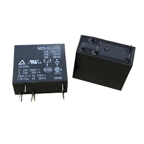 942H-1C-24DS 942H-1C-12DS-T Power Relay 12/16A 250VAC 5/8 Pins(942H-1C-12DS-T) von CCCAZ1
