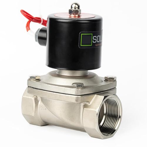 Magnetventil, 3,8 cm (1 1/4 Zoll), 110 V Wechselstrom, Edelstahl, elektrisches Magnetventil, normalerweise geschlossen, Dichtung von CCCAZ1