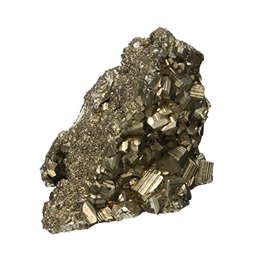 CCChaRLes Natürliche Pyrit Chalkopyrit Mineralkristalle Gold Edelstein Dekor Ornament 50-80G von CCChaRLes