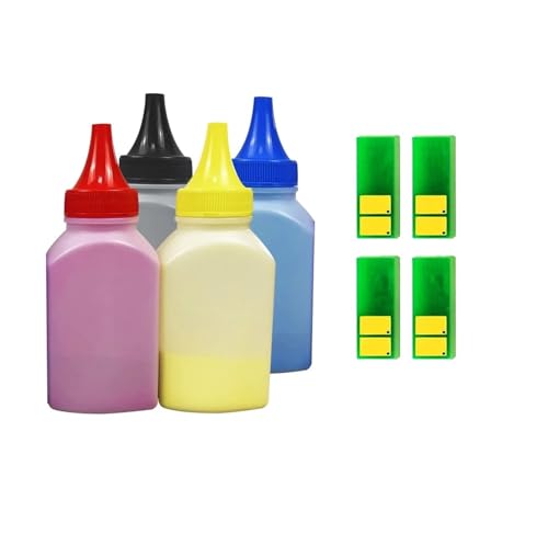 CF410A CF411A CF412A CF413A Tonerkartusche Pulver und Reset-Chip Kompatibel mit HP Color Laserjet Pro M452 M377 M477 M452dn M377dw M477fdn(4 Color and Chip) von CCFGBHH