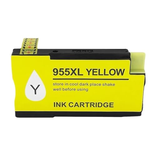 Kompatibel mit HP 955XL 955 Tintenpatrone 955 Officejet Pro 7720 7730 7740 8210 8216 8710 8720 8725 8730 8740 Drucker(1Yellow) von CCFGBHH