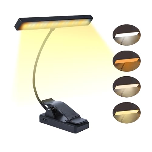 CCHKFEI Leselampe Buch Klemme, USB Led Klemmleuchte Akku Wiederaufladbare mit 18 LEDs, 4 Farbtemperatur Modi, 3 Helligkeitsstufen Faltbare Buchlampe für Nachtlesen, Buch, Bett, Büro, Reisen CCHKFEI Leselampe Buch Klemme, USB Led Klemmleuchte Akku Wiederaufladbare mit 18 LEDs, 4 Farbtemperatur Modi, 3 Helligkeitsstufen Faltbare Buchlampe für Nachtlesen, Buch, Bett, Büro, Reisen von CCHKFEI