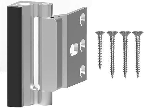 1PC Home Sicherheit Türschloss Verstärkung Verbessert Sicherheit Türschlösser,Silber von CCJH