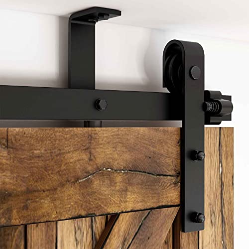 8FT/2.43M Deckenmontage Schiebetüre Beschläge, Ceiling mount brackets barn door hardware laufschiene fuer Doppeltür von CCJH