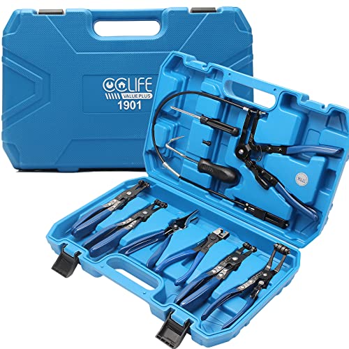 CCLIFE 9tlg Schlauchschellenzange Schlauchklemmenzange Set Schlauchschellen Schlauchklemmen Zangen Schlauchzange KFZ CCLIFE 9tlg Schlauchschellenzange Schlauchklemmenzange Set Schlauchschellen Schlauchklemmen Zangen Schlauchzange KFZ von CCLIFE