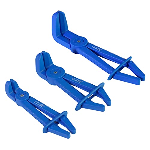 CCLIFEAbklemmzange Schlauch Satz Schlauchabklemmzangen Abgewinkelt 155 165 220 mm 90° 3 tlg von CCLIFE