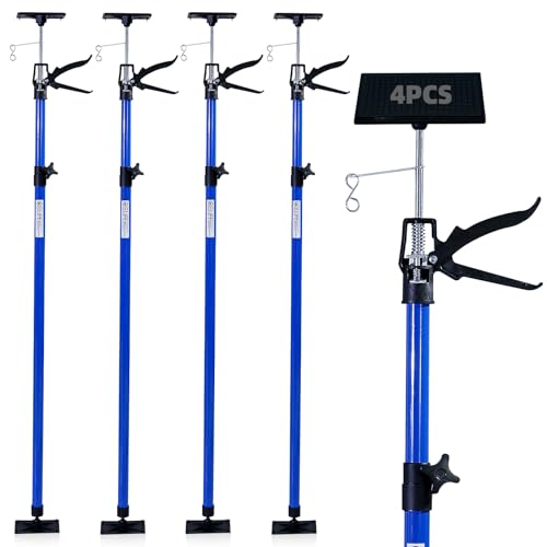 CCLIFE 4 Stk. Deckenstütze Montagestütze Einhandstütze 115-290 cm Belastbar Bis 30 kg von CCLIFE