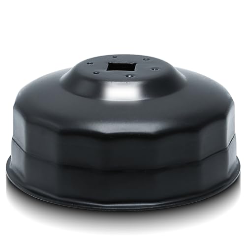 CCLIFE 80-82 mm Ölfilterschlüssel 3/8'' Ölfilterkappen ÖlFilter Werkzeug Auto 15-kant von CCLIFE