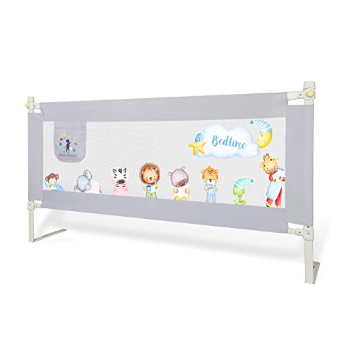 CCLIFE Bettgitter Rausfallschutz Bett Bettschutzgitter Bettschutzgitter 180cm Anti-Fall für Baby Kinder Babybettgitter Kinderbettgitter Sicherheitsschutz von CCLIFE