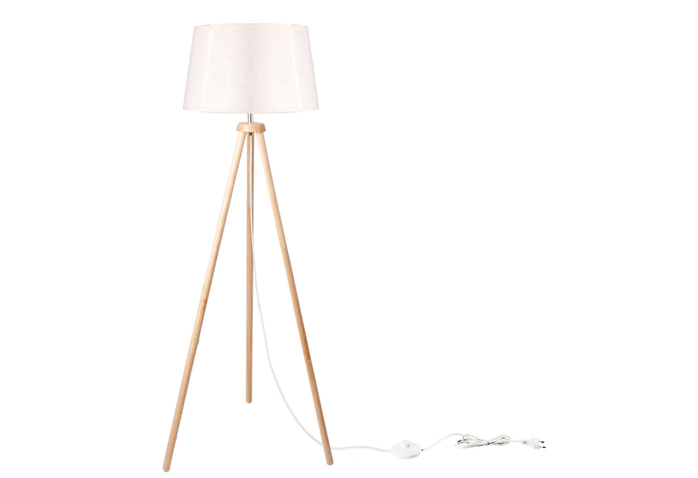 CCLIFE Bogenlampen Modern Stehlampe LED Holz Standleuchte Stehleuchte Stoffschirm E27 CCLIFE Bogenlampen Modern Stehlampe LED Holz Standleuchte Stehleuchte Stoffschirm E27 von CCLIFE