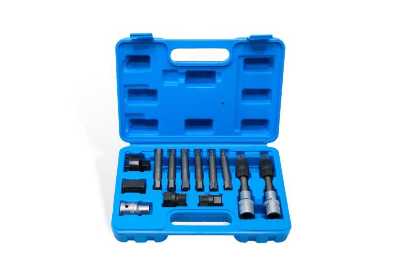 CCLIFE Demontagewerkzeug 13tlg lichtmaschine Freilauf werkzeug 12.5 mm 1/2" Antrieb, (Packung, 13-tlg) von CCLIFE