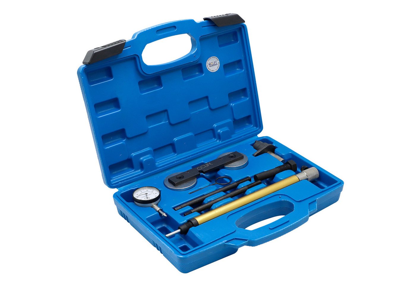 CCLIFE Druckluftwerkzeug Motor Steuerkette Werkzeug Kompatibel mit VAG Audi Seat Skoda 1.2 1.4, (Set, 8-tlg) von CCLIFE