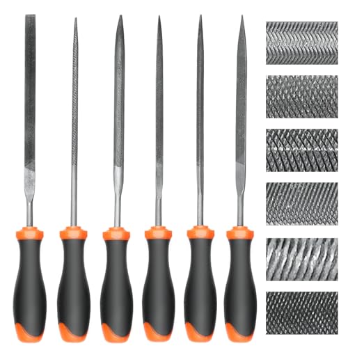 CCLIFE Feilenset 6tlg Profi Werkstattfeilen Set Klein Metallfeile Nadelfeilen Set Schlüsselfeilen mit Aufbewahrungstasche CCLIFE Feilenset 6tlg Profi Werkstattfeilen Set Klein Metallfeile Nadelfeilen Set Schlüsselfeilen mit Aufbewahrungstasche von CCLIFE