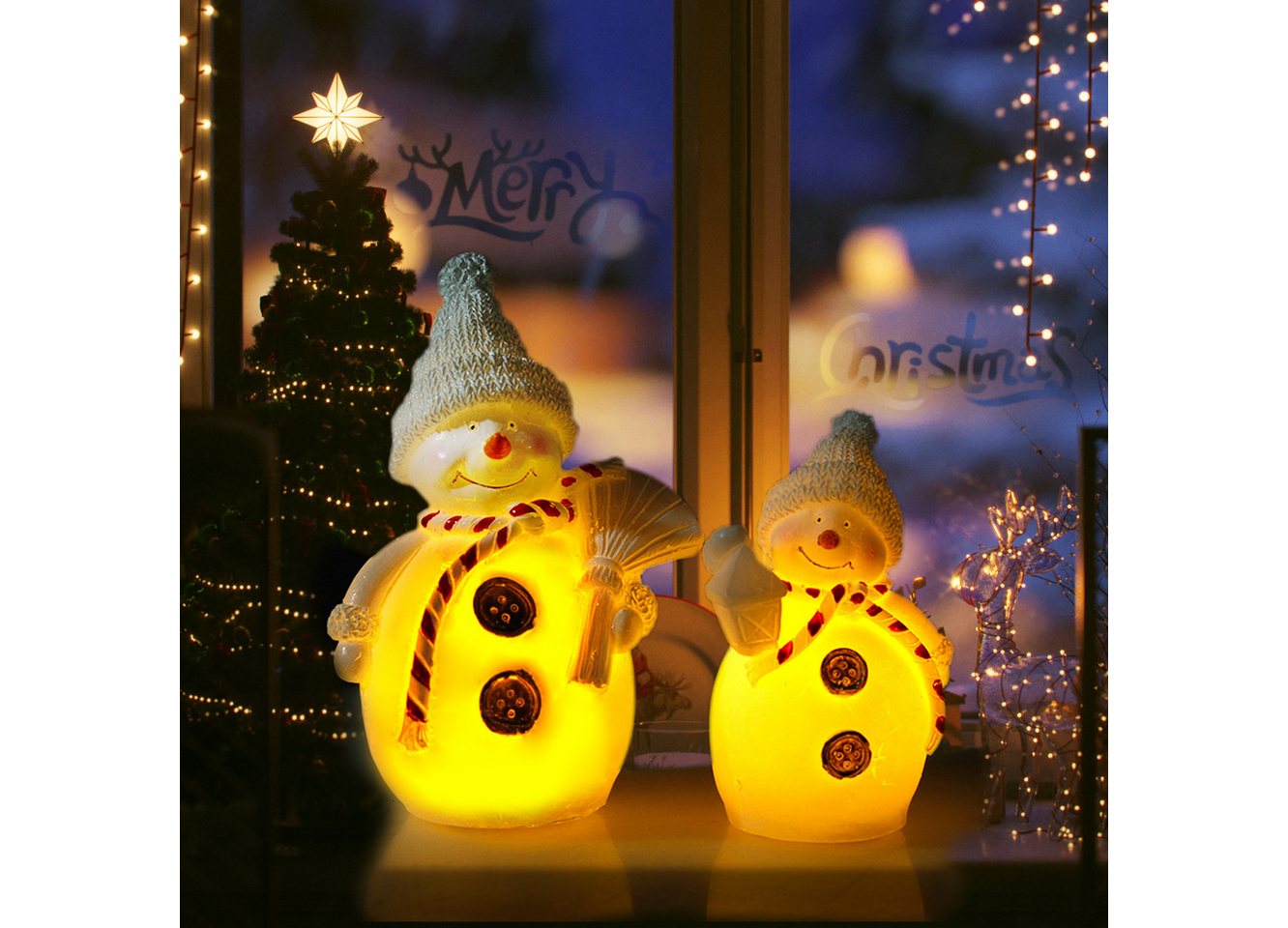 CCLIFE Geschenkbox 3er Set LED Geschenkbox Weihnachten Weihnachtenbox von CCLIFE
