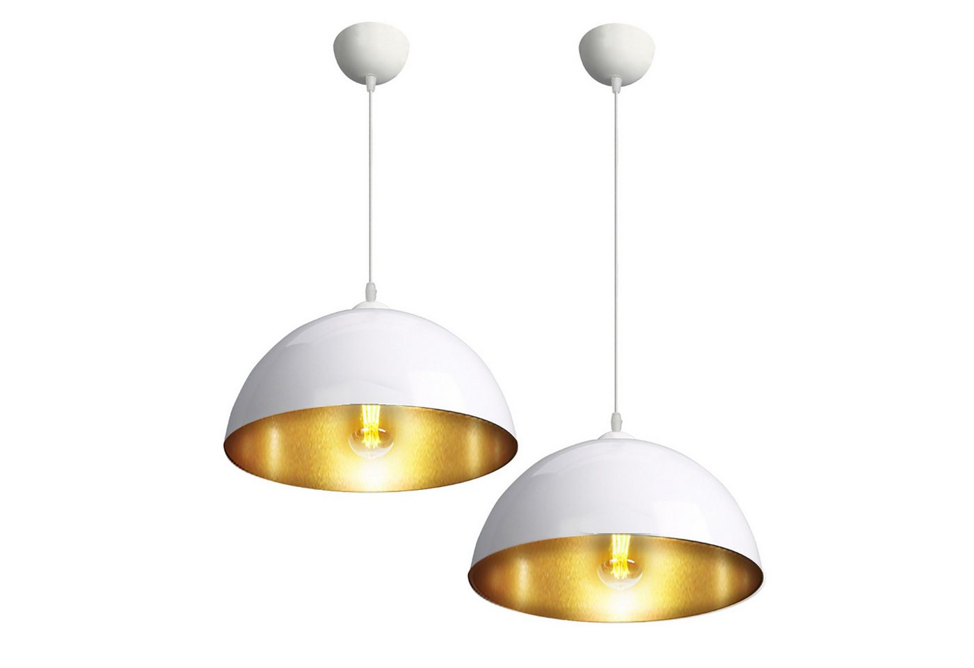 CCLIFE Hängeleuchte 2er Industrielle Pendelleuchte LED Hängeleuchte Metall E27 CCLIFE Hängeleuchte 2er Industrielle Pendelleuchte LED Hängeleuchte Metall E27 von CCLIFE