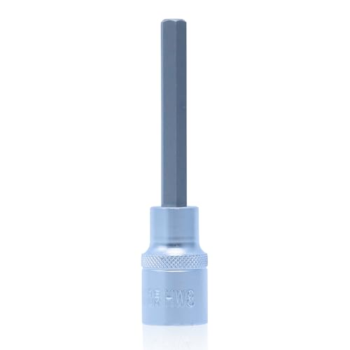 CCLIFE Innensechskant Einsatz 8mm, 1/2" HEX Bit Socket, Sechseckige Steckschlüssel Material CRV, 100mm Länge CCLIFE Innensechskant Einsatz 8mm, 1/2" HEX Bit Socket, Sechseckige Steckschlüssel Material CRV, 100mm Länge von CCLIFE