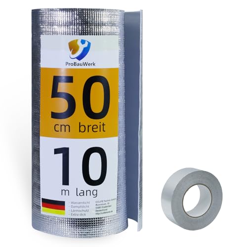 CCLIFE Isolierfolie Thermofolie Alu Dämmfolie 3-4mm Heizkörper Reflexionsfolie für Dächer Fenster Rohre Böden,0.5x10m-5㎡ von CCLIFE