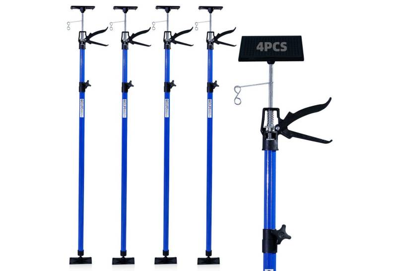 CCLIFE Klemmen 4 Stk. Deckenstütze Montagestütze Einhandstütze 115-290 cm Bis 30 kg von CCLIFE