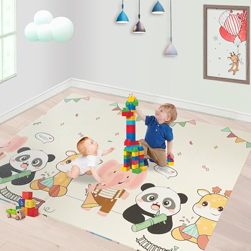 CCLIFE Krabbelmatte Baby Spielmatte Kinder 196x176x1cm Faltbar Spielteppich Spielunterlage Groß Rutschfest Beidseitig Tragbar Wasserdicht Innen Außen Bunt CCLIFE Krabbelmatte Baby Spielmatte Kinder 196x176x1cm Faltbar Spielteppich Spielunterlage Groß Rutschfest Beidseitig Tragbar Wasserdicht Innen Außen Bunt von CCLIFE