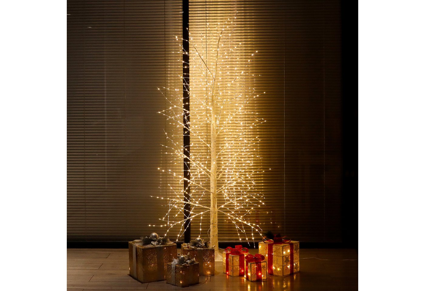 CCLIFE Künstlicher Weihnachtsbaum LED Lichterbaum Weihnachtsbaum Innen und Außen 180cm CCLIFE Künstlicher Weihnachtsbaum LED Lichterbaum Weihnachtsbaum Innen und Außen 180cm von CCLIFE