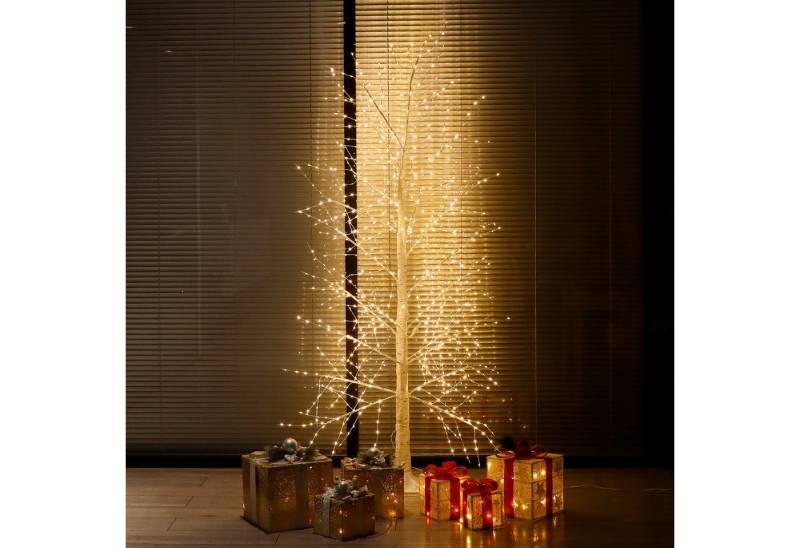 CCLIFE Künstlicher Weihnachtsbaum LED Lichterbaum Weihnachtsbaum Innen und Außen 180cm CCLIFE Künstlicher Weihnachtsbaum LED Lichterbaum Weihnachtsbaum Innen und Außen 180cm von CCLIFE