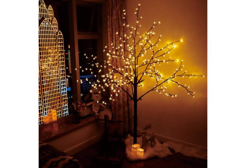 CCLIFE LED Baum Led Lichterbaum Indoor Weihnachtsbaum, Kirschblütenbaum Lichterdeko von CCLIFE