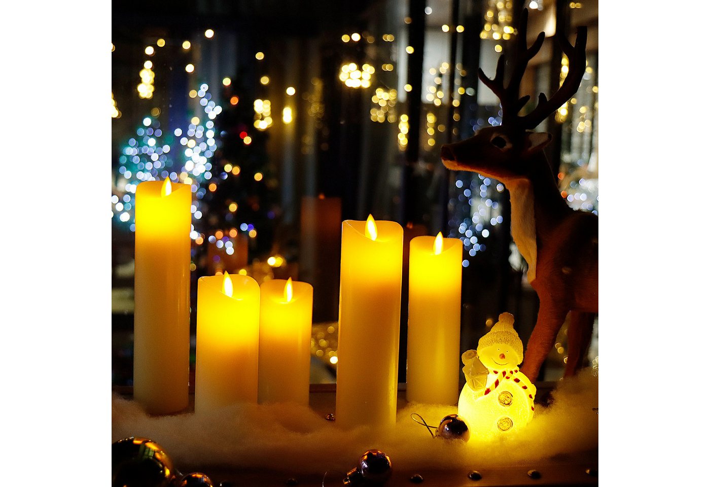 CCLIFE LED-Kerze LED Kerzen 3er 5er Set mit Fernbedienung Timer Funktion CCLIFE LED-Kerze LED Kerzen 3er 5er Set mit Fernbedienung Timer Funktion von CCLIFE