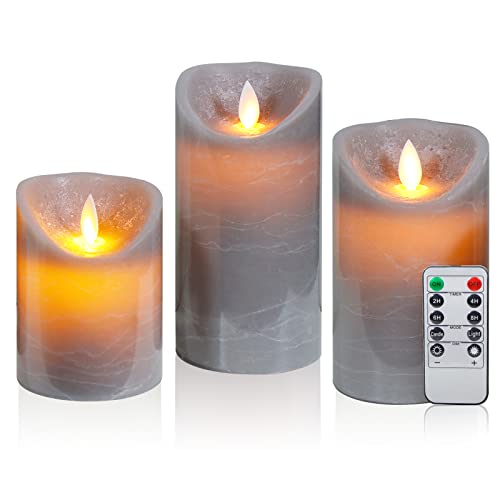 CCLIFE LED Kerzen Echtwachs 3er Set mit Fernbedienung Timer Funktion Echtwachs flammenlose Batteriebetrieb CCLIFE LED Kerzen Echtwachs 3er Set mit Fernbedienung Timer Funktion Echtwachs flammenlose Batteriebetrieb von CCLIFE