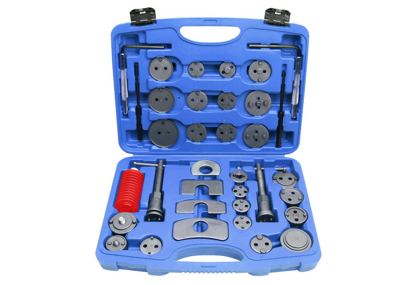 CCLIFE Montagewerkzeug Bremskolbenrücksteller Set Bremskolben Rücksteller Werkzeug, B: 8 cm, L: 38 cm, (35-tlg) von CCLIFE