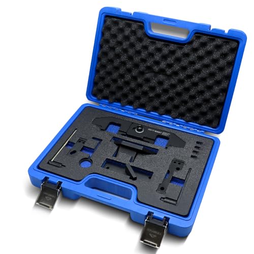 CCLIFE Motor Einstellwerkzeug Set Steuerzeiten Werkzeuge kompatibel mit PSA 1.0, 1.2 VTI und 1.2 GDI PureTech, Präzise und Zuverlässig für die Motorwartung-DIB von CCLIFE